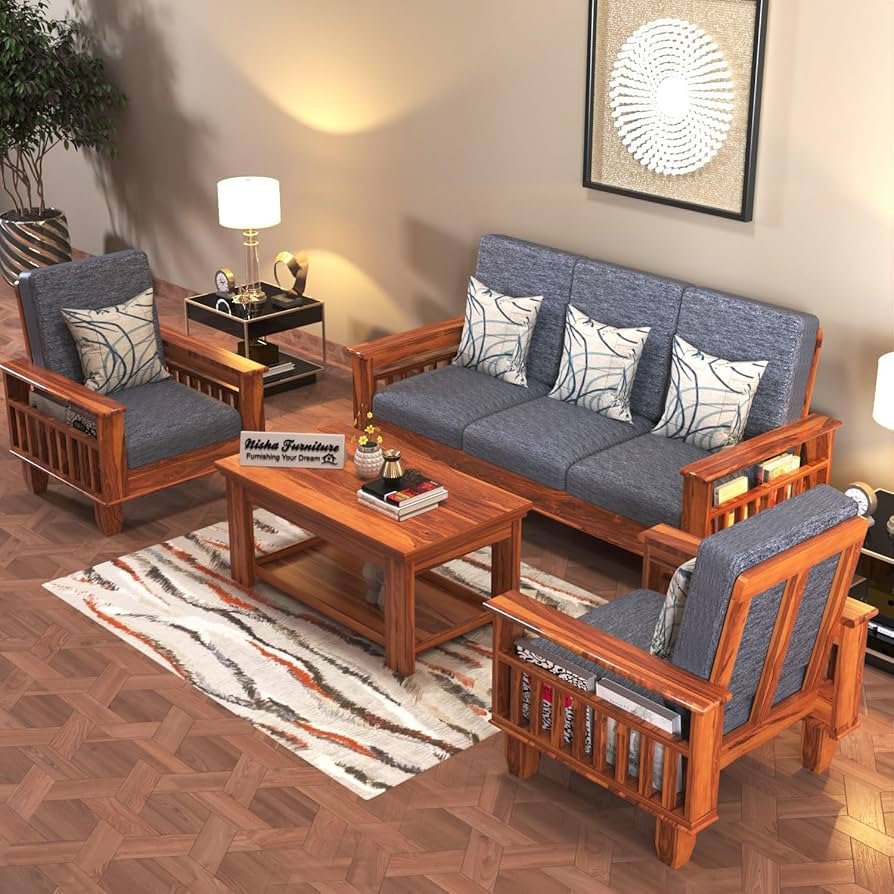 Wooden Sofa - image 1